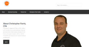 Chris Farris site from 366 marketing